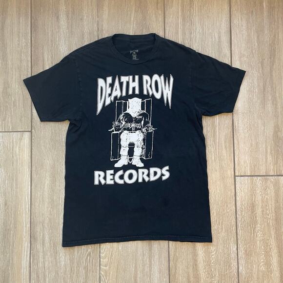 Death Row Records Other - Death Row Records Electric Chair Logo Graphic T Shirt Black Rap Hip Hop M